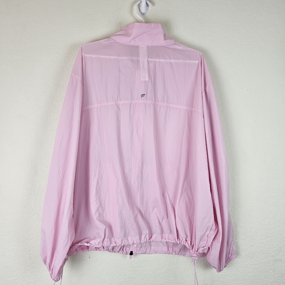 Fabletics Flyweight Oversized Windbreaker Jacket Pink XXL/1X Lightweight - Picture 5 of 13